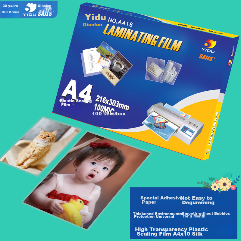 SAILS Laminating Pouches A4 10 Mil Laminating Film, Laminator Pouches, Photo And...