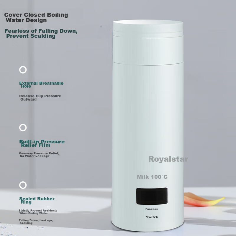 Royalstar Electric Hot Water Cup, Portable Travel Kettle, Business Trip Heating...