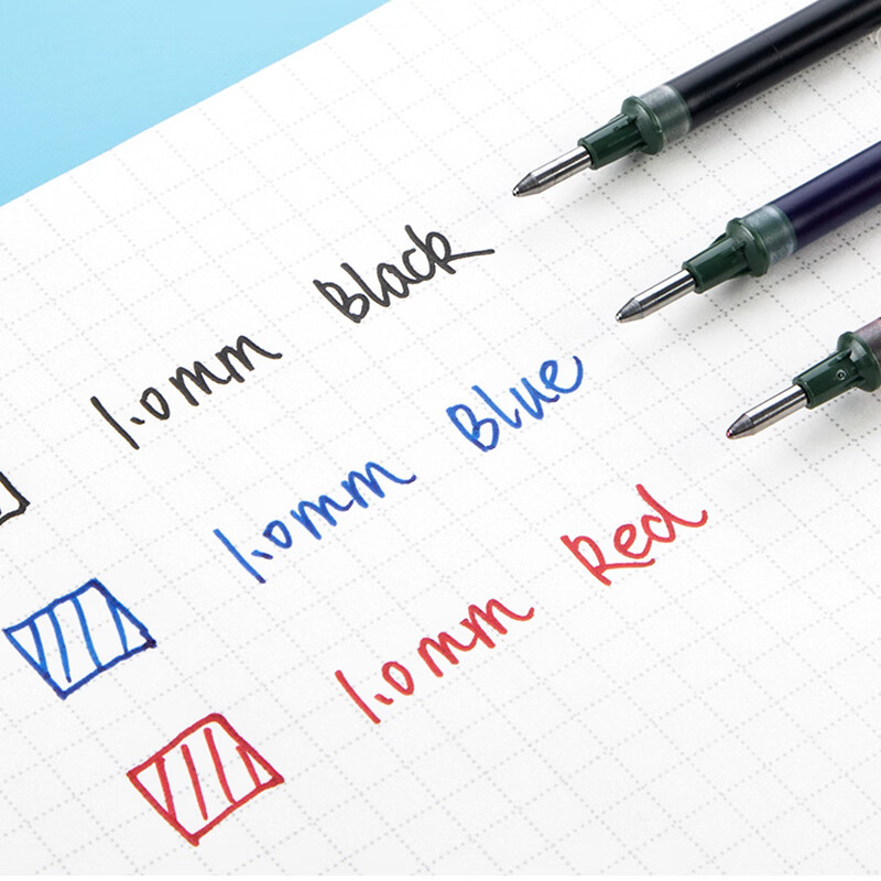 Mitsubishi (Uni) Gel Pen Refill UMR-10 (Compatible with UM-153), 1.0mm, Red, 12-...