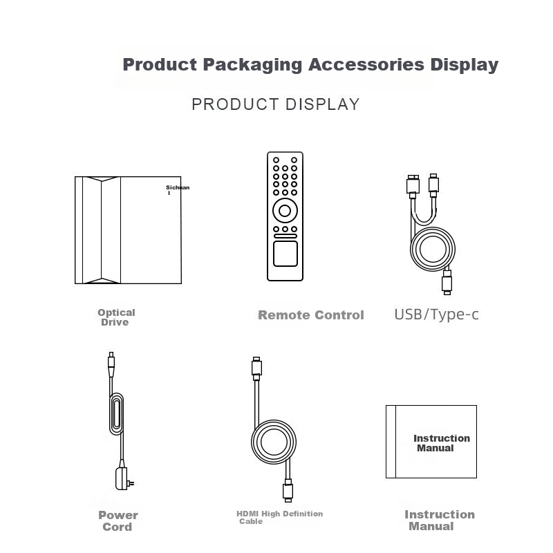 Newmine TV-888 External USB3.0 Optical Drive High Speed External Mobile DVD Reco...