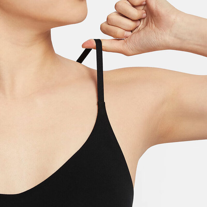 Nike Women's Sports Bra with Padded Comfort, INDY LIGHT Bra FD1063-011, Black, S...