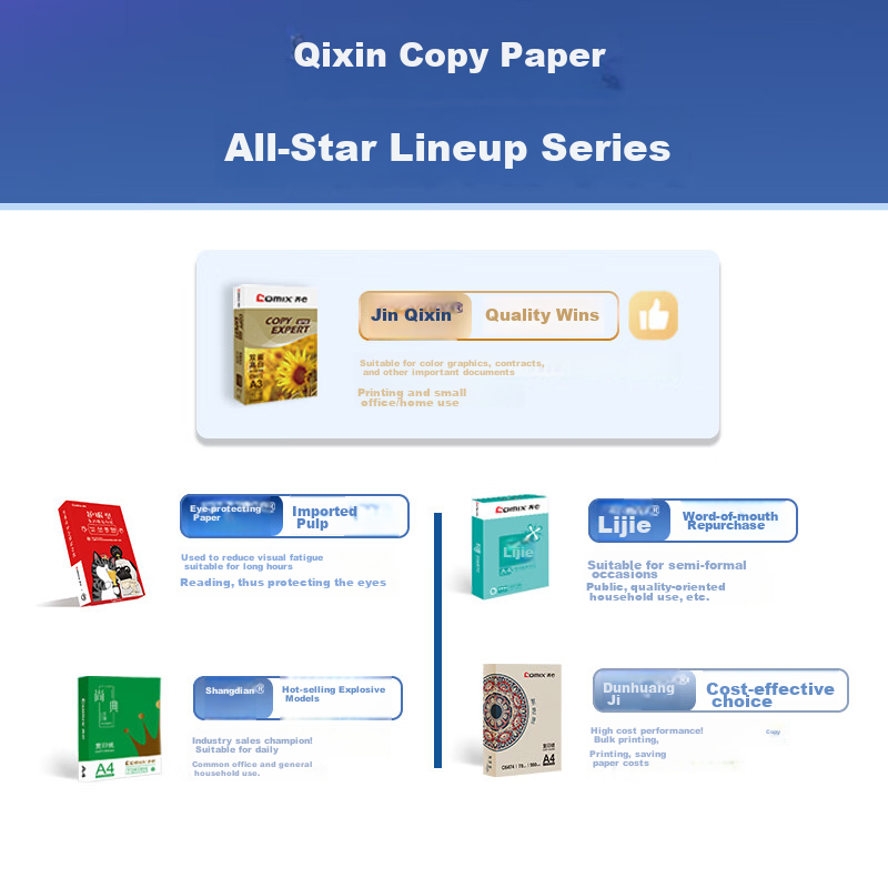 Comix (COMIX) Comix Lijie 70g A4 Copy Paper, Printing Paper, A4 Paper, 500 Sheet...