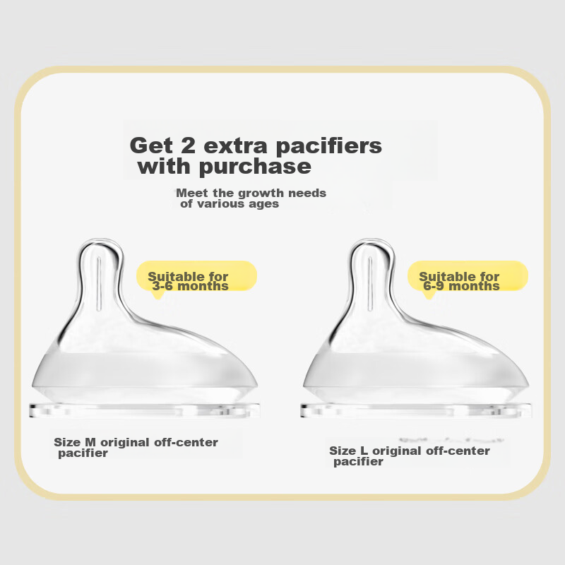 Oubeni Newborn Baby Glass Bottle, Maternal And Infant Supplies, for Newborns 0 t...