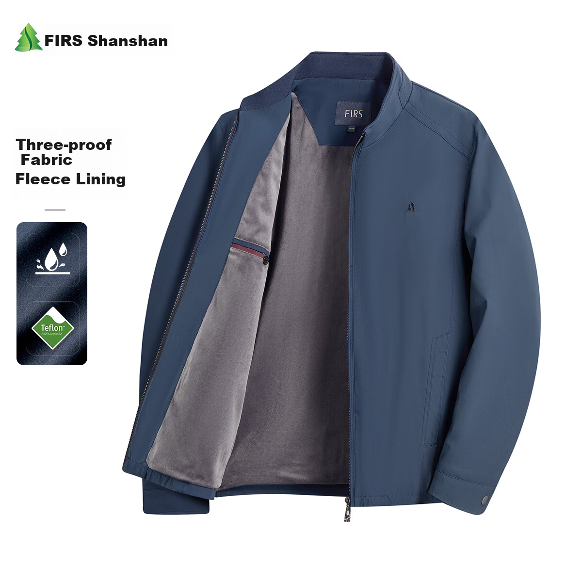 FIRS Men's Jacket with Triple Protection Fabric, Spring And Autumn Business Casu...