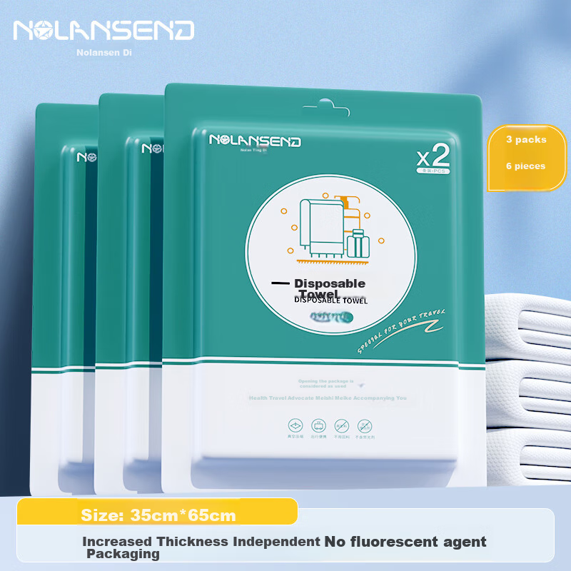 NOLANSEND Disposable Towels Travel Face Towels Large Towels Hotel Supplies Adult...