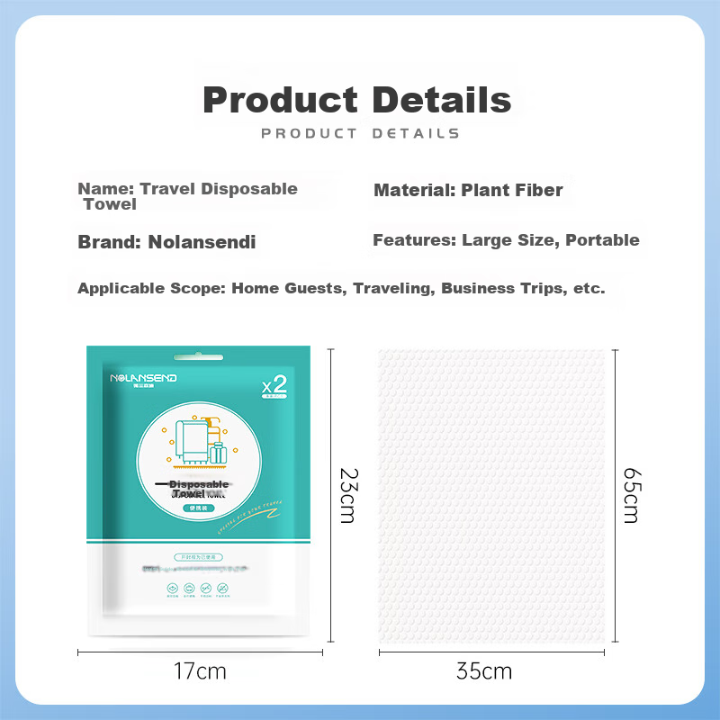 NOLANSEND Disposable Towels Travel Face Towels Large Towels Hotel Supplies Adult...