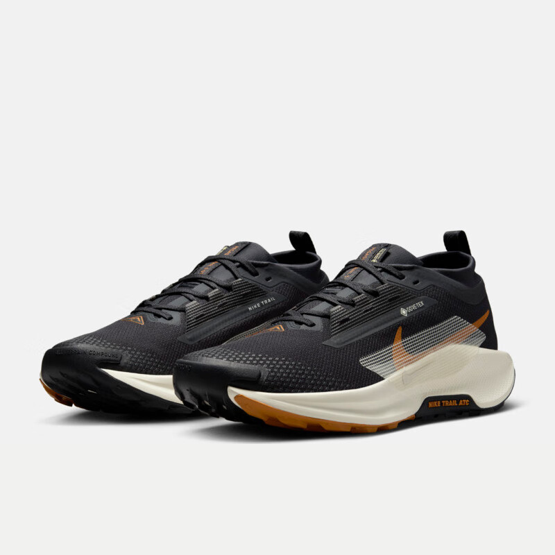 NIKE Men's Running Shoes PEGASUS TRAIL 5 GTX Sports Shoes FQ0908-007 Deep Black...