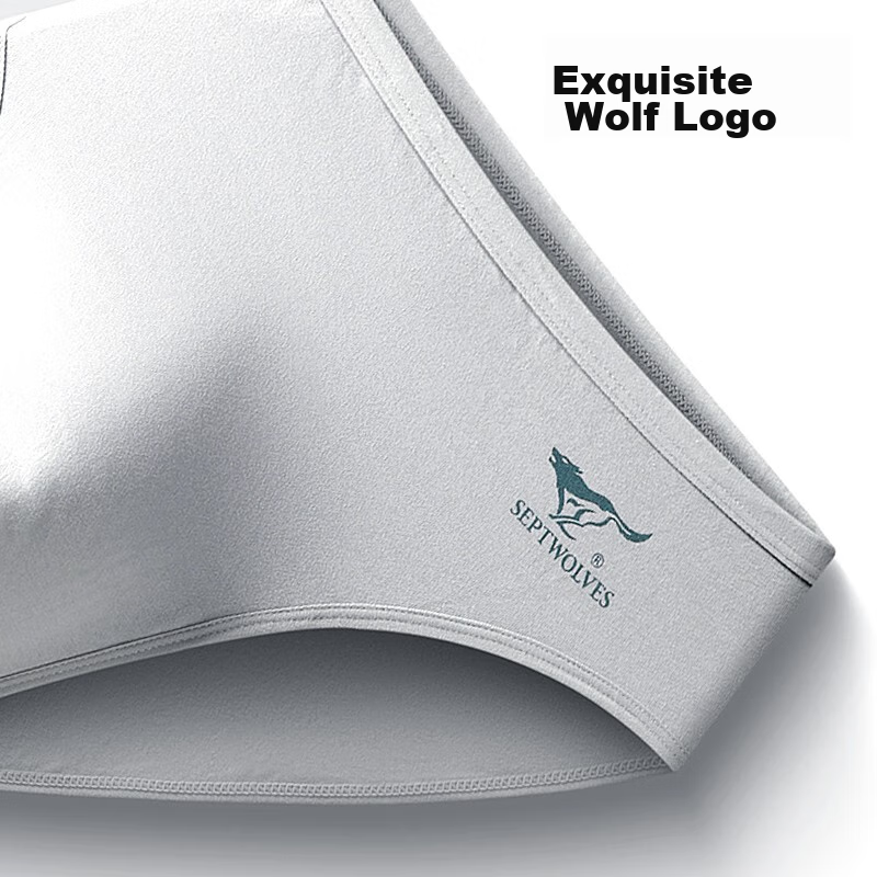 SEPTWOLVES Men's Underwear, Cotton Triangle Briefs, High Elasticity, Breathable...