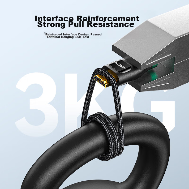 Shanze HDMI Cable 2.0 Version, 4K Digital High-Definition Cable, 3D Video Cable,...