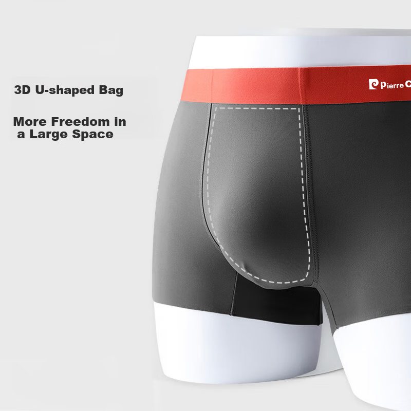 Pierre Cardin Men's Lycra Silk Boxer Shorts Loose-Fit Boxers Large Size Gift Box...