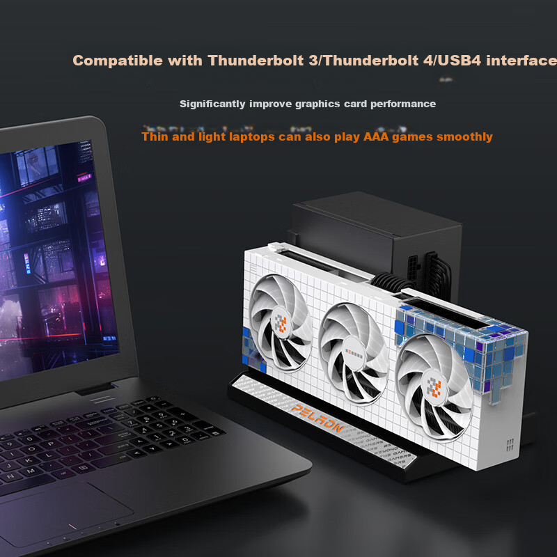 PANLEI Leiling LINK S-1 Laptop Graphics Card Expansion Dock Thunderbolt 3 Extern...