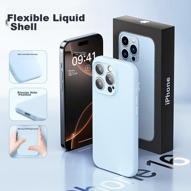 PISEN IPhone 16 Pro Max Case, Flexible Liquid Silicone Full Protection Anti-Drop...