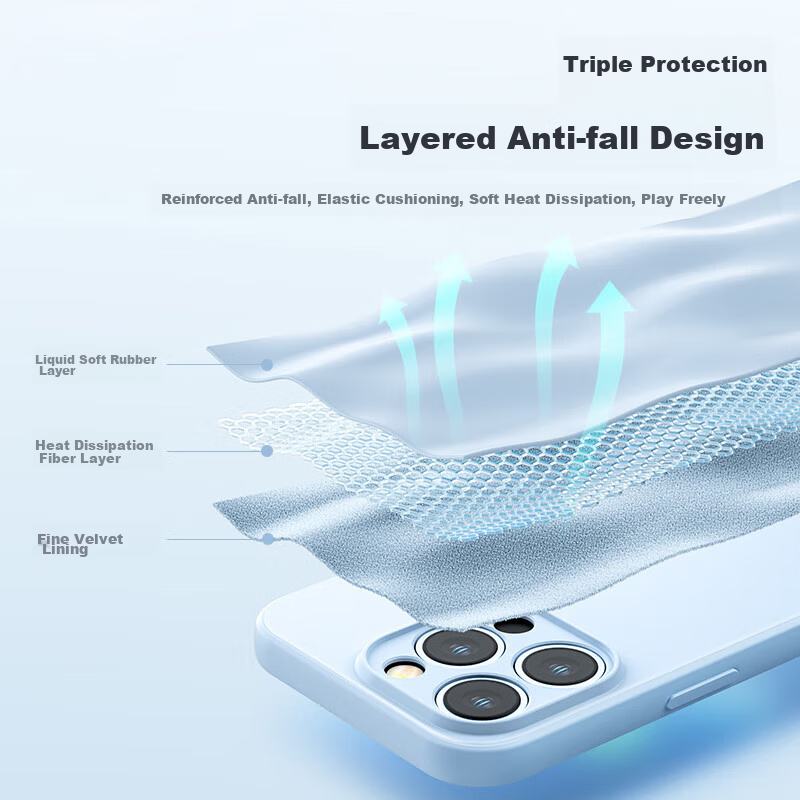 PISEN IPhone 16 Pro Max Case, Flexible Liquid Silicone Full Protection Anti-Drop...