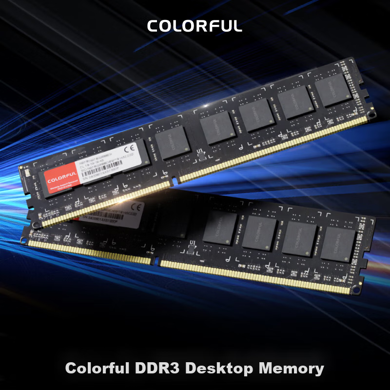 Colorful 4GB DDR3 1600 Desktop Memory, Puli Series, 1.35V Low Voltage