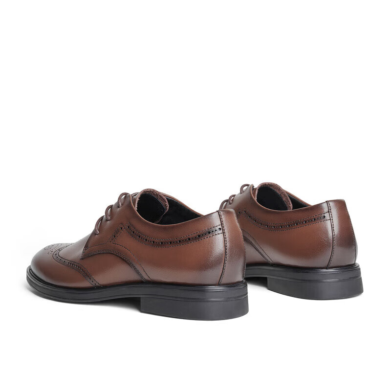 SENDA Men's Business Brogue Oxfords ZYC02CM4 Brown Brogue 40