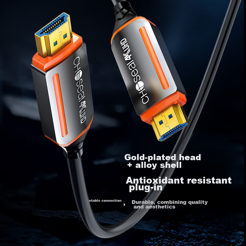 Akihabara (CHOSEAL) Fiber Optic HDMI Cable 2.0 Version, 4K60Hz High-Definition C...