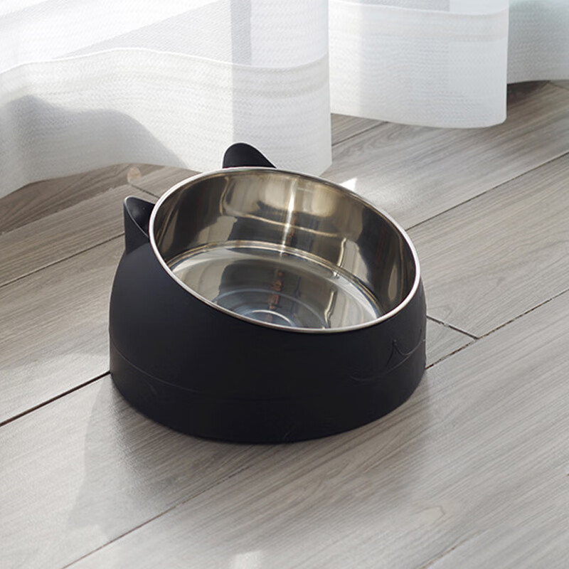 Pilot Pet Stainless Steel Dog Bowl, Cat Bowl, Inclined Neck Protection, Anti-Spi...