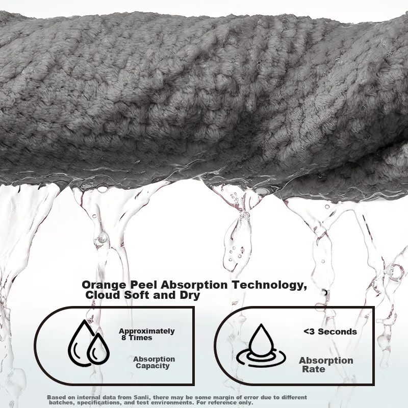 Sanli 7A Grade Bath Towel, Antibacterial, Anti-Mite, Absorbent, Quick-Drying, So...