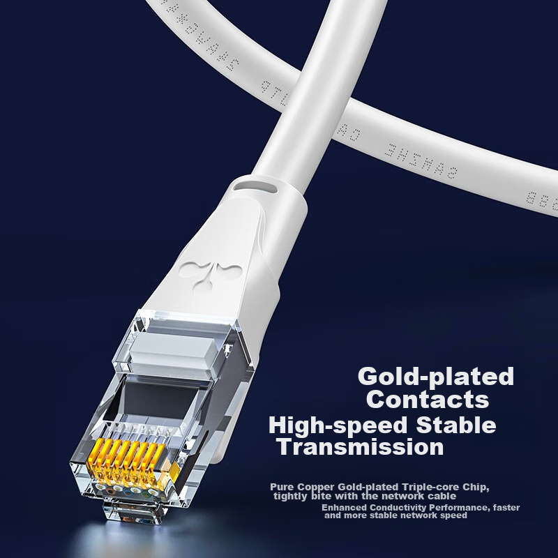 SAMZHE CAT6 Gigabit Ethernet Cable, 8-Core Twisted Pair, for Engineering, Home,...