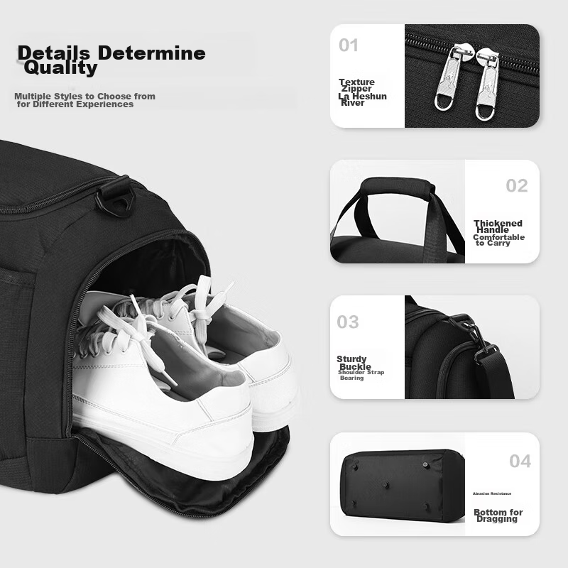 SEPTWOLVES Travel Bag, Large Capacity Sports Fitness Bag, Luggage Bag for Men An...