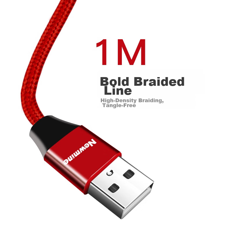 Newmine Type-C Data Cable, Android Phone Charger Cable, Braided Fast Charging Ca...