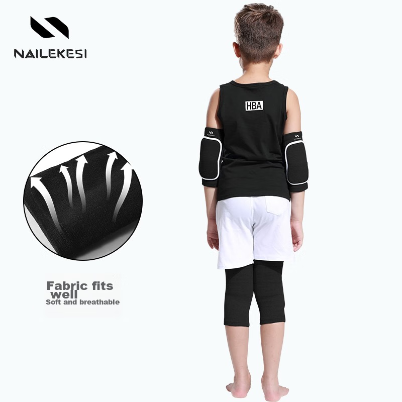 Nailekesi Children's Knee And Elbow Pads Protective Gear Set for Sports, Soccer,...
