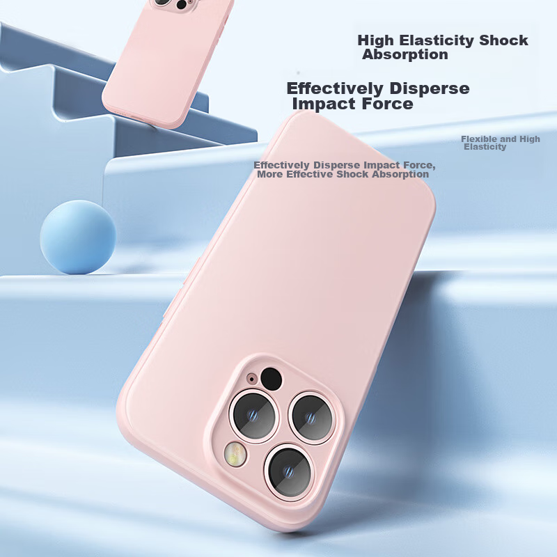 PISEN IPhone 15 Pro Max Case, Flexible Liquid Silicone Full Protection Shockproo...