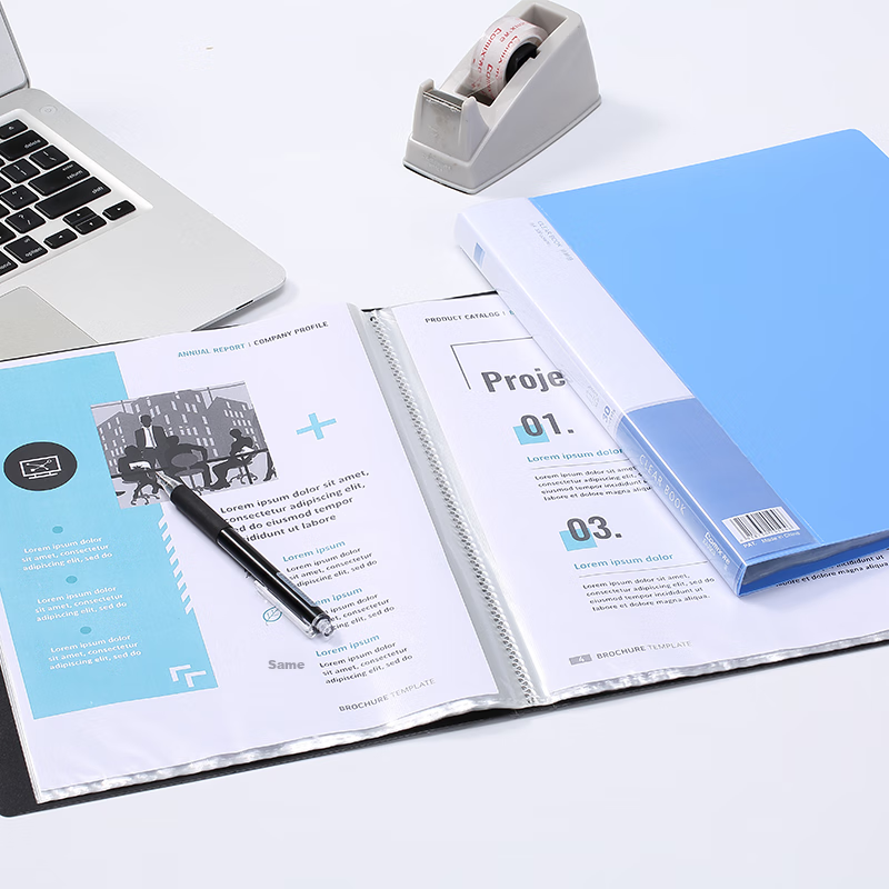 Comix A4/30-Page Document Folder/pocket File Folder/Loose-Leaf File Folder/docum...