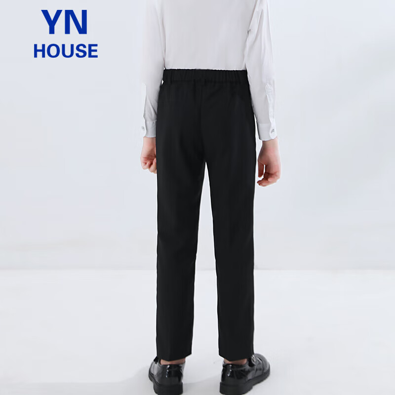 Yinuofang Children's Dress Pants Black Formal Trousers Suit Pants： Classic Blac...