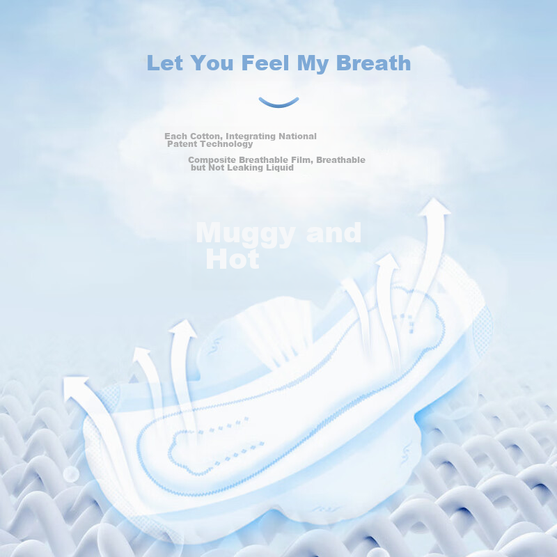 Qianjin Jingya Medical-Grade Sanitary Pads, Ultra-Thin Pure Cotton Breathable Mi...
