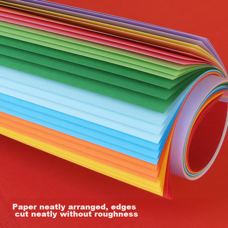 Youbili A4 Colored Copy Paper Printing Paper DIY Origami Paper, 120g Colored Pap...