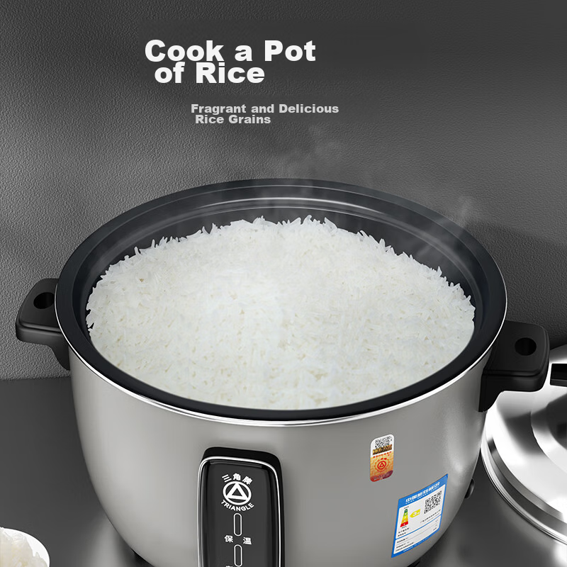 Triangle Brand 15L Large Capacity Commercial Rice Cooker for Canteens And Restau...