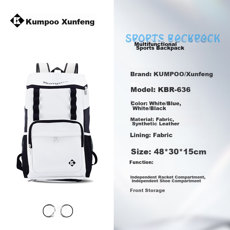 Xunfeng Badminton Bag with Separate Shoe Compartment, Multi-Compartment Fumefeng...
