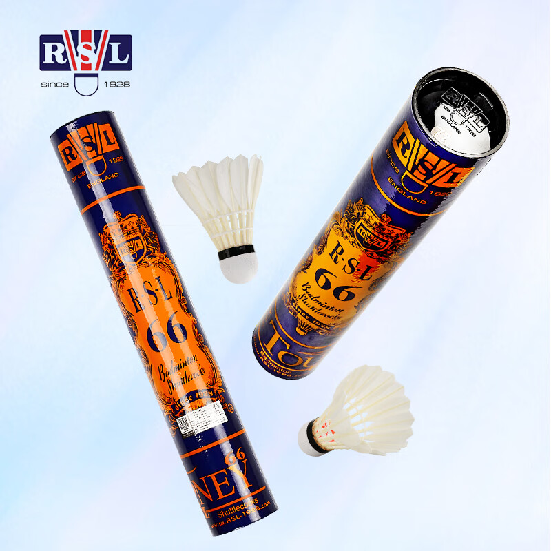 RSL Training And Competition Shuttlecock, Stable Flight And Durable, RSL No. 66,...
