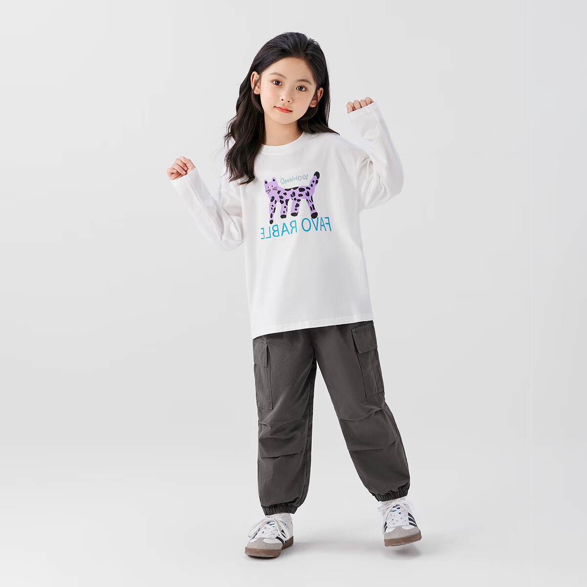 Zuoxi Girls' Pants, Spring And Autumn Children's Cargo Pants, 2025 New Style, Gi...