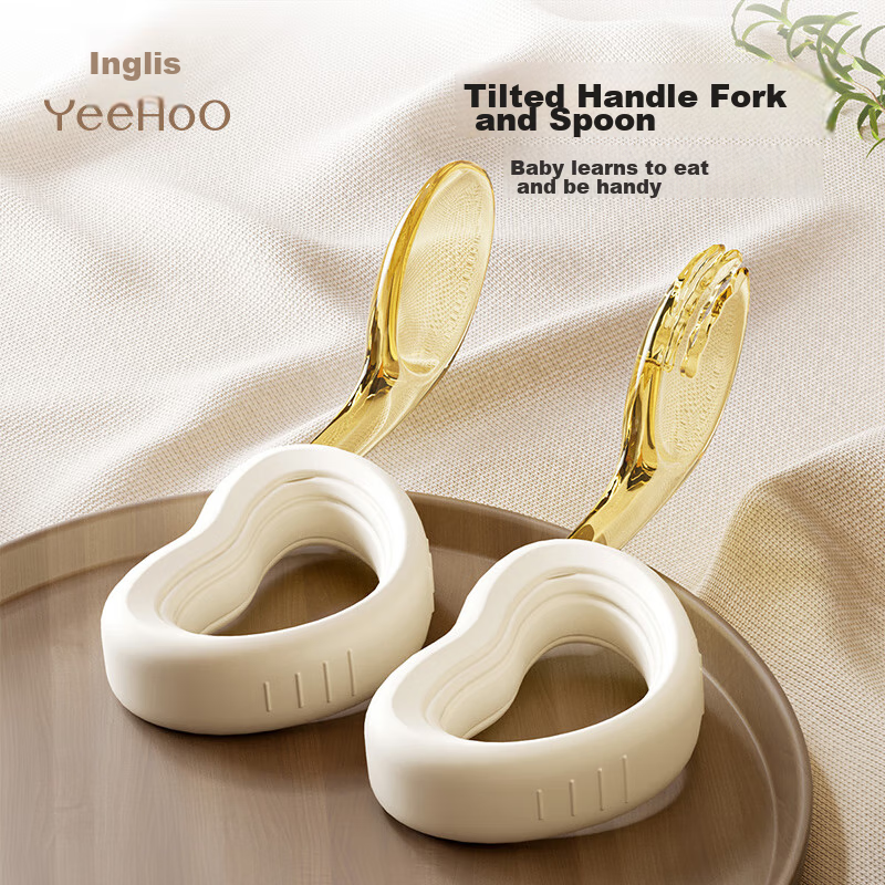 Yeehoo Baby Self-Feeding Spoon, First Year Eating Training, Children's PPSU Tabl...