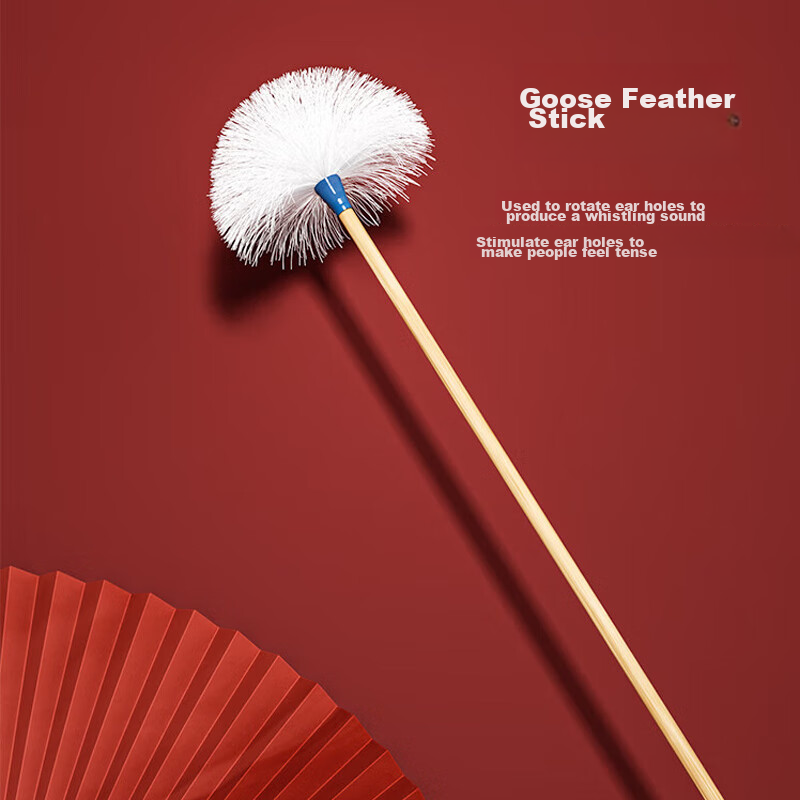 Yushang Jiaren Ear Cleaning Tool Set： Ear Pick, Goose Feather Stick, Ear Spoon,...