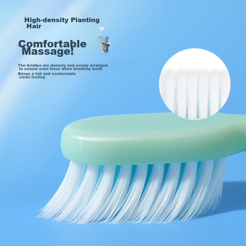 FROG Soft Bristle Adult Toothbrush, 339 Series, Gum Protection, Fine Bristles, S...