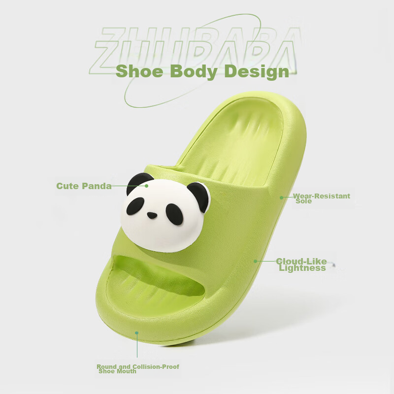Zhubaba Children's Slippers, Summer 2024 New Style, Boys Indoor Home Non-Slip, G...