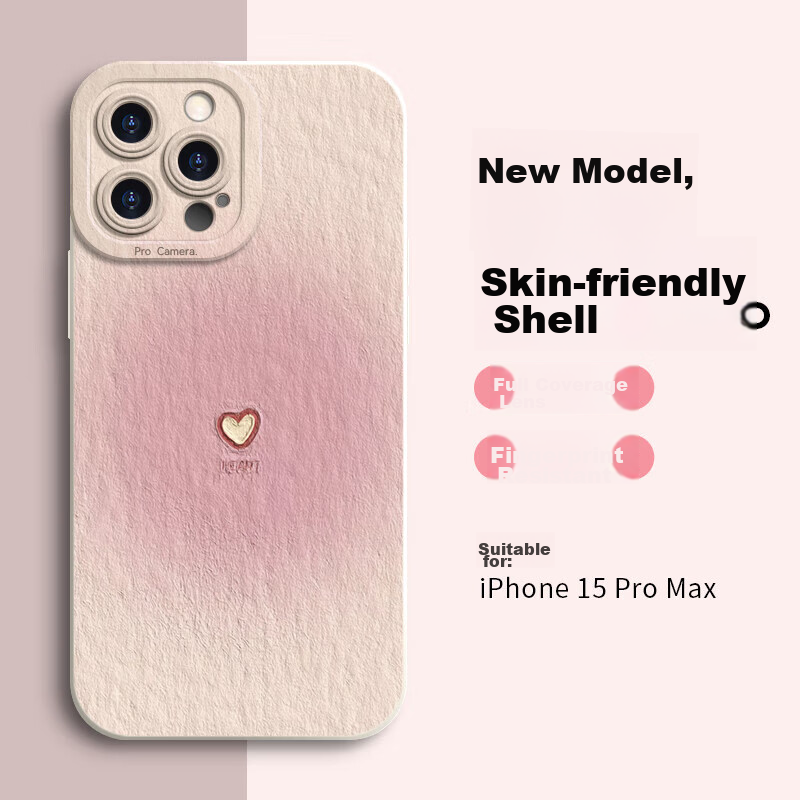 Yingkaida IPhone 15 Pro Max Case, Full Protection Shockproof Anti-Fingerprint So...