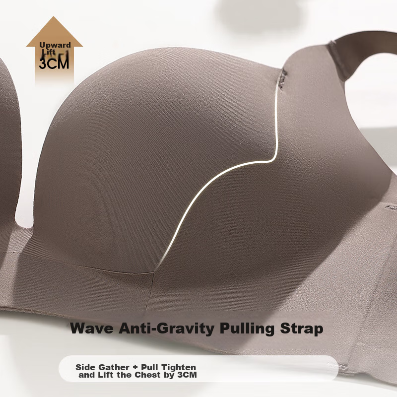 Ordifen Seamless Lift And Push-Up Bra for Women, Anti-Sagging, Side Support, Bre...