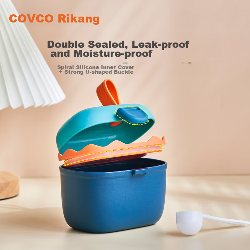 Rikang Milk Powder Container, Portable Milk Powder Canister, Snack Box, Multifun...