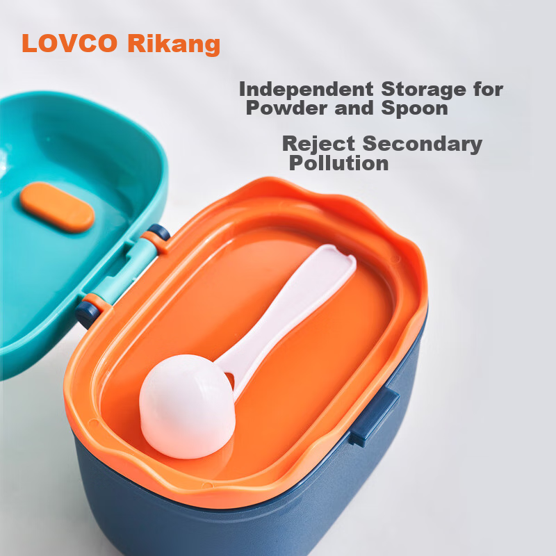 Rikang Milk Powder Container, Portable Milk Powder Canister, Snack Box, Multifun...