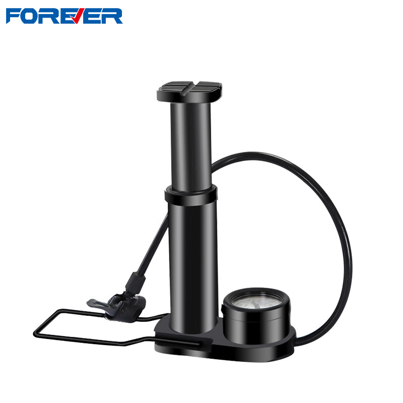 FOREVER Foot-Operated High-Pressure Portable Pump for Basketball, Bicycle, Elect...