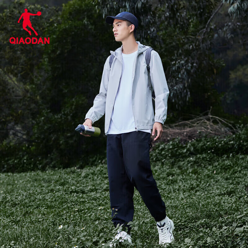 Jordan Men's Sports Jacket, 2025 Spring Hooded Windbreaker, Outdoor Water-Resist...