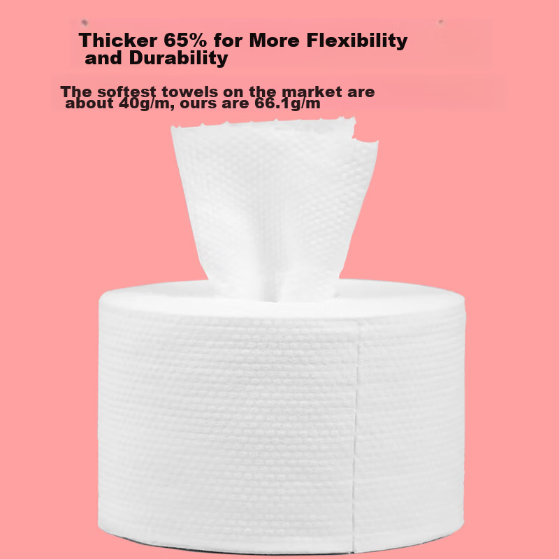 Plant-Based Facial Cleansing Wipes, Disposable Face Towels, Portable Soft And Th...