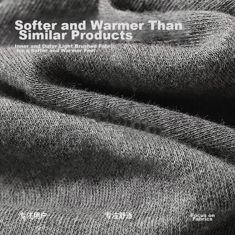 Septwolves [100% Cotton] Men's Autumn Long Johns, Spring Pure Cotton Thermal Und...