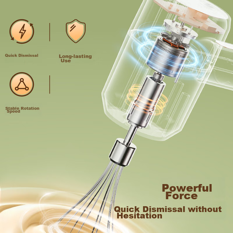 CHIGO Handheld Electric Egg Beater, Wireless Mini Cream Whipper, Home Use Mixer,...