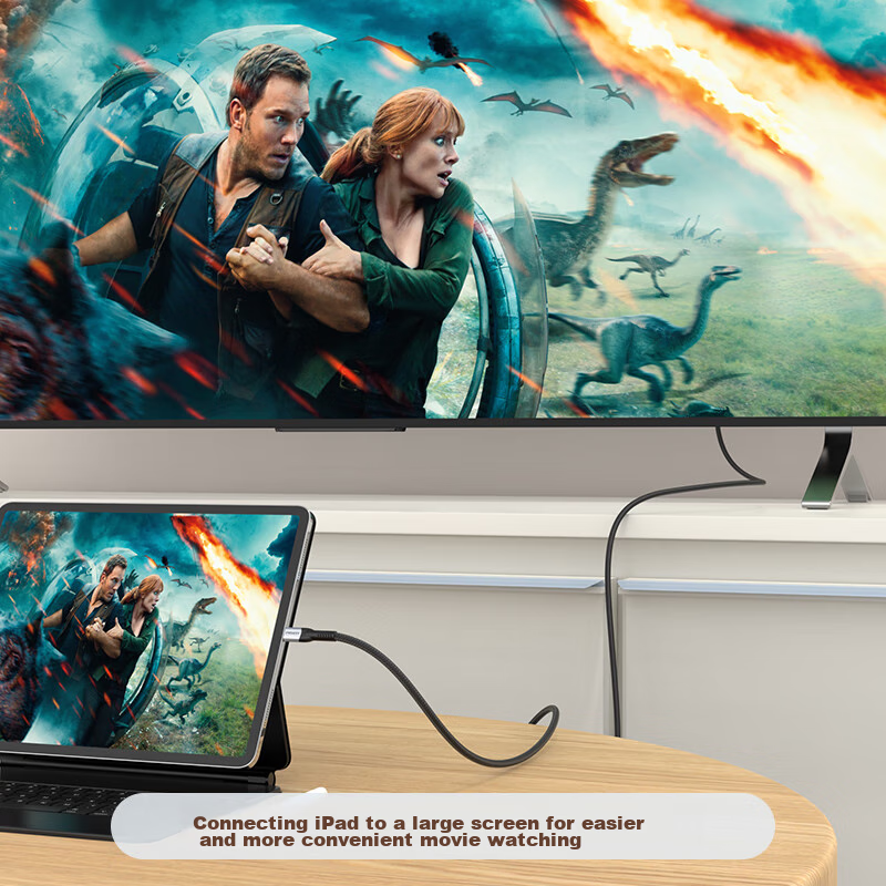 Pisen USB 4 Data Cable, Full-Function Type-C Compatible Thunderbolt 4 Video Cabl...