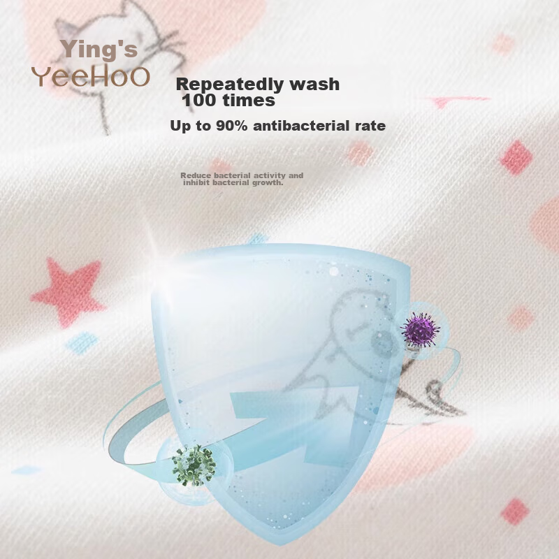 Ying Shi 5A Antibacterial Children's Underwear, Girls' And Boys' Comfortable Cot...